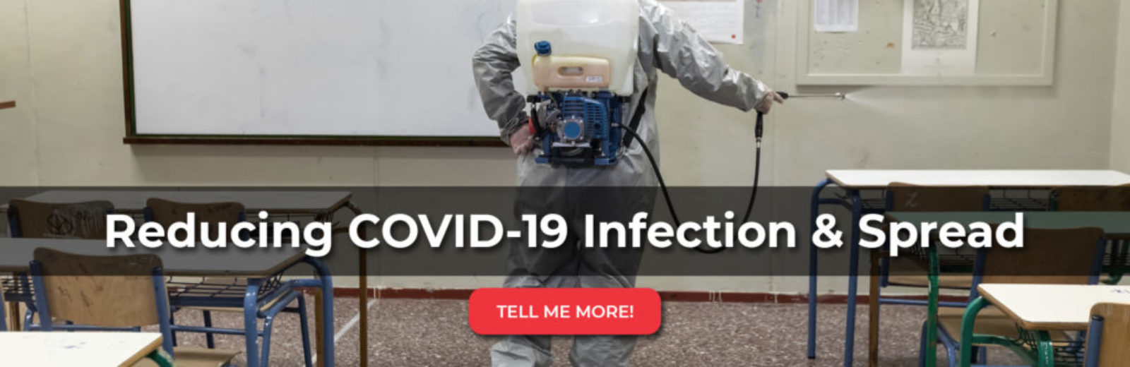 Reduce COVID-19 infection and spread banner image