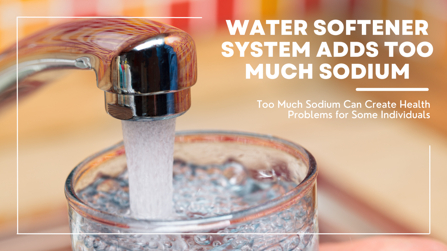 Water Softener System Adds Too Much Sodium