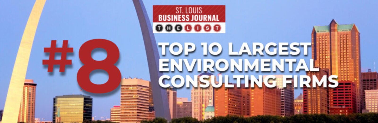 Wellington voted #8 in St. Louis Business Journals Top 10 Largest Environmental Consulting Firms