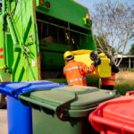Garbage,Collector,Worker,Of,Urban,Municipal,Recycling,Garbage,Collector,Truck